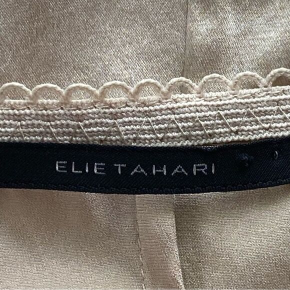 Vintage Y2K Elie Tahari Tan Silk Camisole Size Small - Picture 10 of 13